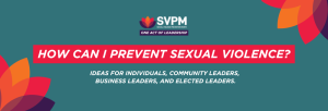 How can I prevent sexual violence banner