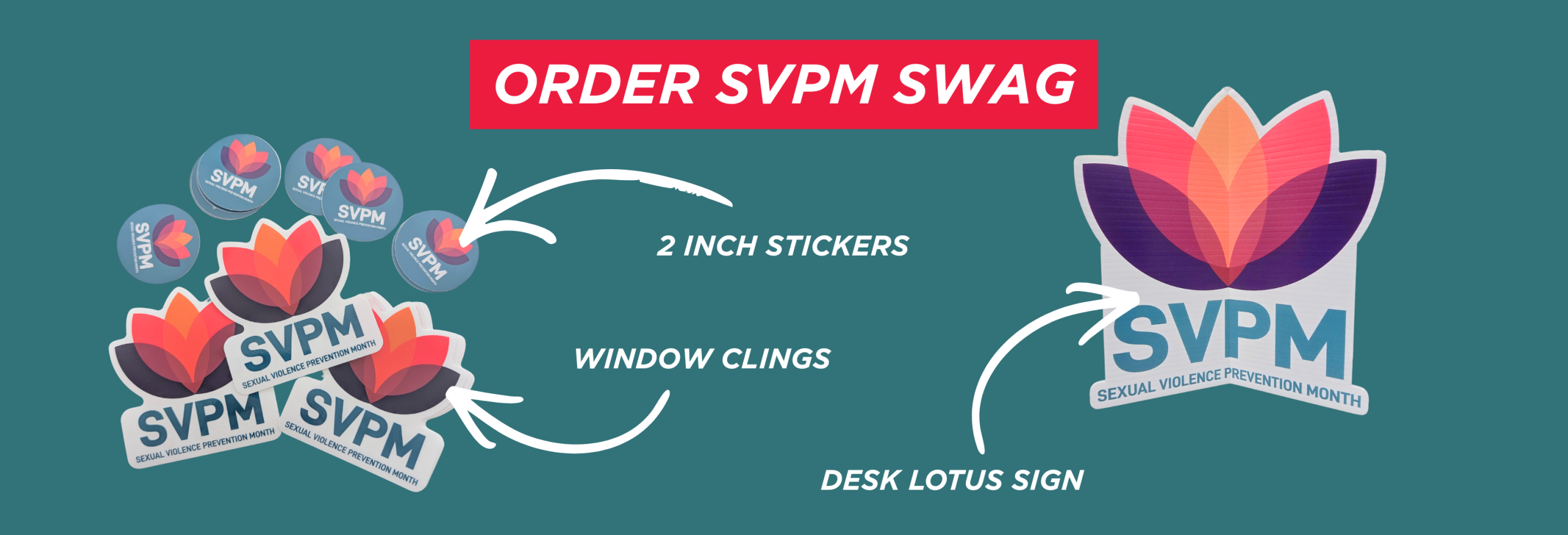 Order Sexual Violence Prevention Month Swage (SVPM)