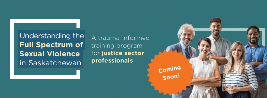 A banner with the Trauma Informed Justice logo, and a call to action to join the pilot program